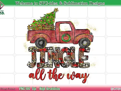 Christmas Jingle all the way PNG christmas decor christmas jingle all the way png design graphic design illustration pattern sublimation vector