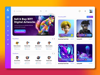 NFT Marketplace User Dashboard admin admin panel analytics blockchain chart crypto wallet cryptoart design fluttertop nft nft app nft dashboard nft marketplace nft web nft website rarible ui uiux user dashboard web3