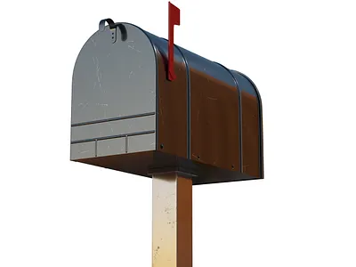 Standard T3 Mailbox 3d azerbaijan blender mailbox t3
