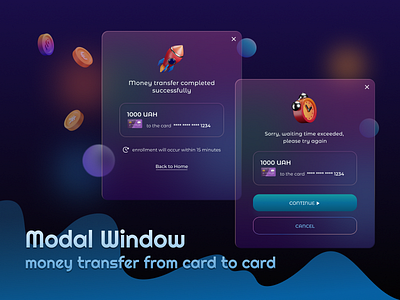 Modal Window graphic design modal window pop up ui ui design