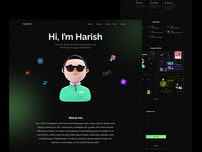 My new website app branding crazy4designes design designer portfolio education logo graphic design illustration logo modern portfolio website personal website ui ui designer ux ux designer vector
