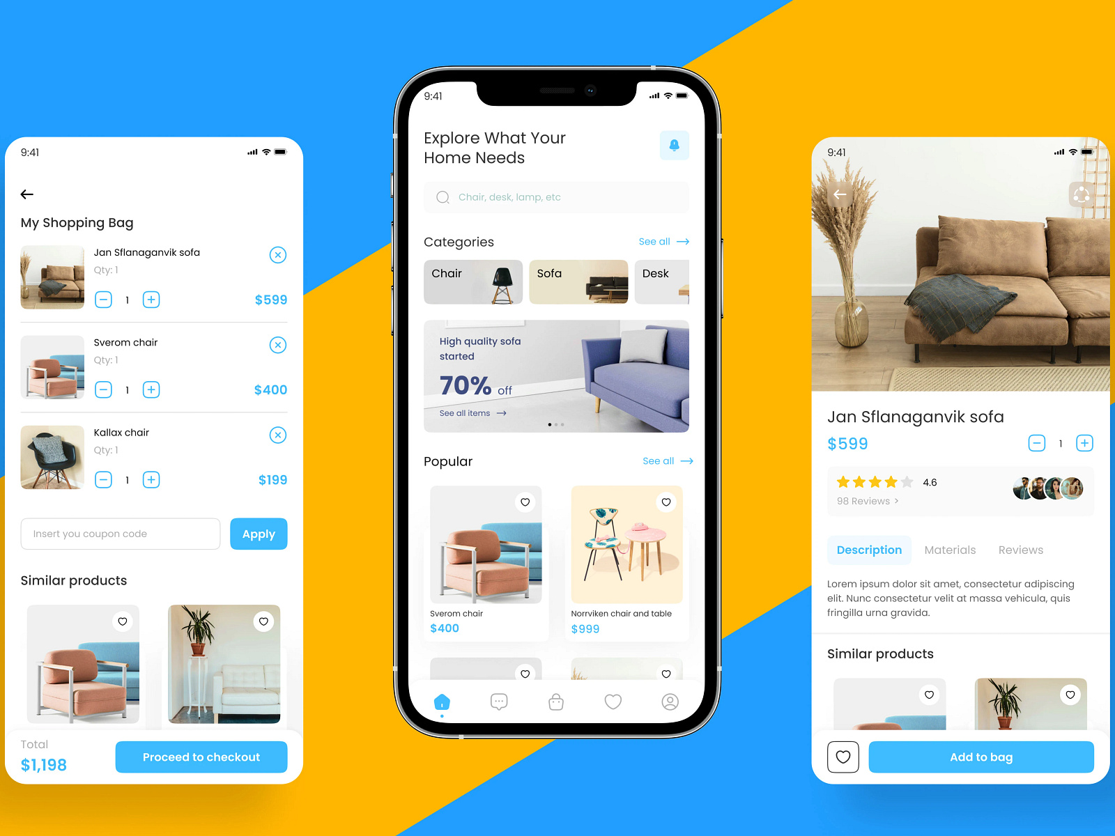 Online Shopping App UI UX by Navin Sharma on Dribbble