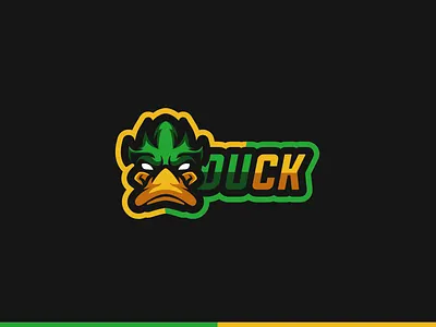 Duck Logo animal branding cybersport duck game logo logo logos sport vector