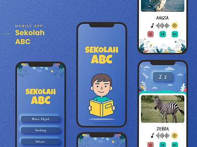 Sekolah ABC : Education Apps Design 3d advertising animation brand branding design feeds graphic design illustration instagram template logo media motion graphics promotion social social media design typography ui userinterfacedesign vector