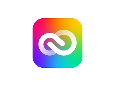 Adobe Creative Cloud Logo Redesign Concept adobe app art artist brand identity branding design digital gradient illustrator line lines logo mark symbol icon mac mihai dolganiuc design modern photoshop products software vector windows