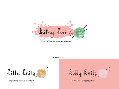 logo, branding, logo deisgn branding design guide hand made identity illustration knitting logo logo