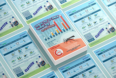 Flyer Design for Clotech design digital illustration flat flyer illustration illustration digital leaflet minimal vector
