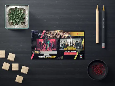 Flyer Design for CUB Gaming Contest design digital illustration flyer illustration illustration digital leaflet manipulation minimal poster pubg vector velorent