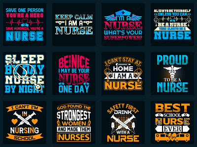 Nurse t-shirt design bundle amazon branding bundle custom t shirt design etsy t shirt fashion graphi cdesign merch new design nurse shirt design t shirt t shirt design typography t shirt design vector