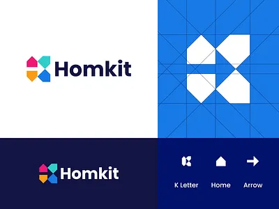 Homekit Logo Design abcdefghij arrow brand brand identity graphic design home icon identity k klmnopqrstuvwxyz letter mark monogram logo design logo inspiration logo mark logos logotype mark modern logo simple logo vector