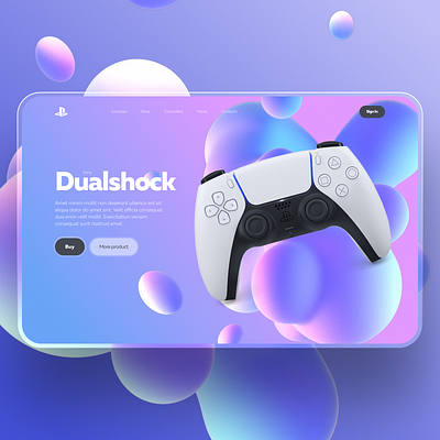 Game Console figma game game console landing landing page tilda video game web web design web designer