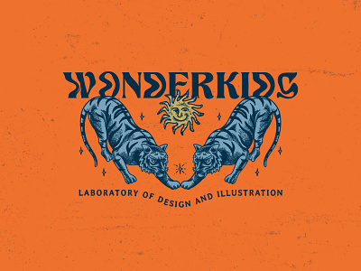 wonderkids illustration logo illustration