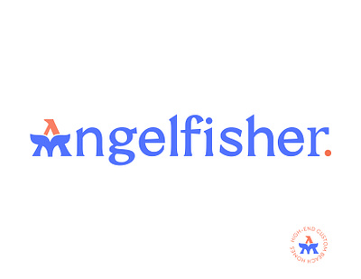 Logo for Angelfisher brand identity logo design