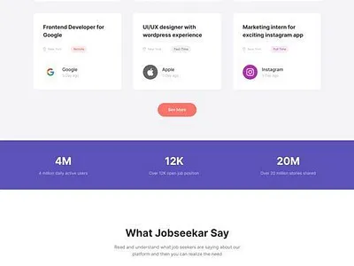 Job Board Website Design branding business website design elementor pro graphic design illustration job board website design job posting website design