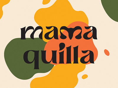 mama quilla badge blood brand cycle design identity illustration illustrator logo menstrual minimal moon period simple woman