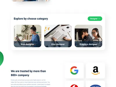 Job Finder Website Design agency websit branding business website design elementor pro graphic design job finder website design