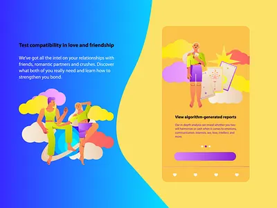 App UI illustrations app branding color creative flat graphic design illustration ui