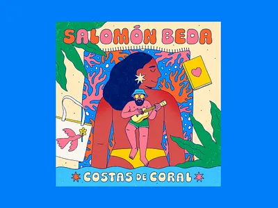 COSTAS DE CORAL beach coverart coverdesign music summer