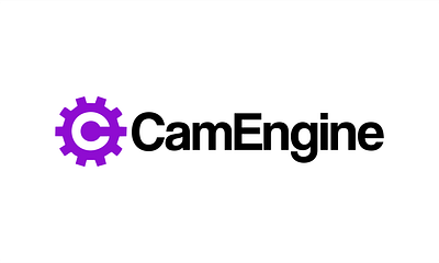 Logo for CamEngine brand identity branding graphic design logo logo design