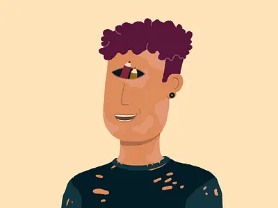 Collaboration character character design collaboration drawing illustration nft vitiligo