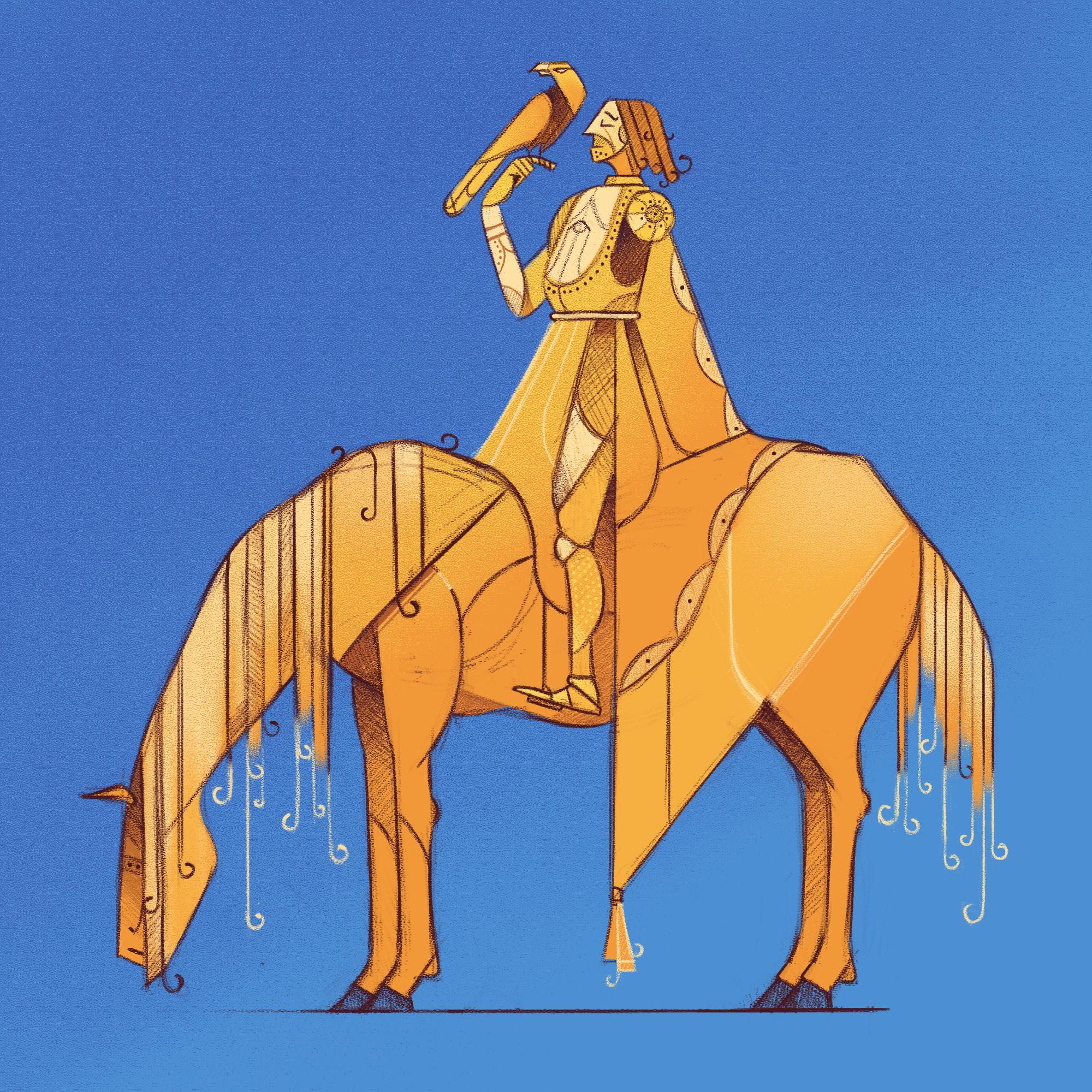 Poet 2d illustration character character design flat illustration