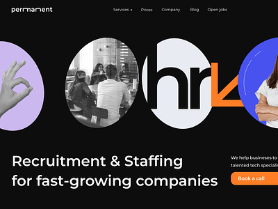Permanent - HR company: Website design figma site ui ux web design website