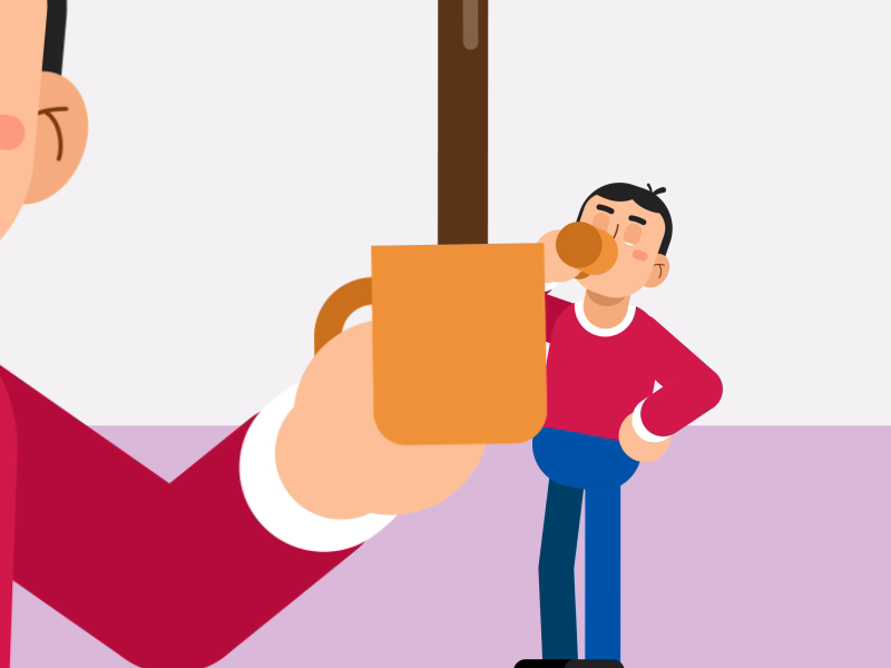 More and more coffee! by Domingo González on Dribbble