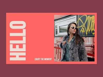 Vibrant Welcome Hero Section for Elementor bold branding creative design elegant elementor hero illustration minimal personal template ui web design website design