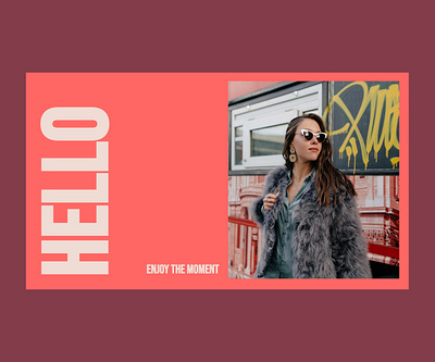 Vibrant Welcome Hero Section for Elementor bold branding creative design elegant elementor hero illustration minimal personal template ui web design website design