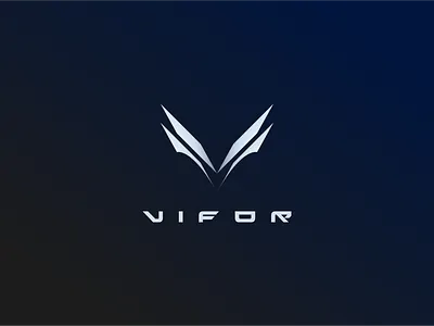 Logo design → VIFOR branding computer design logo logodesign logotype technology typography ui