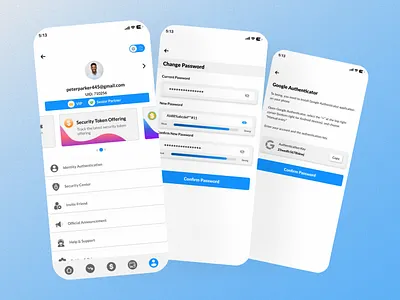 Password Change Process advertising app app design bank app change change passcode change password code finance app fintech app flow minimal mobile ui passcode password password change flow password flow reset reset passcode ui design