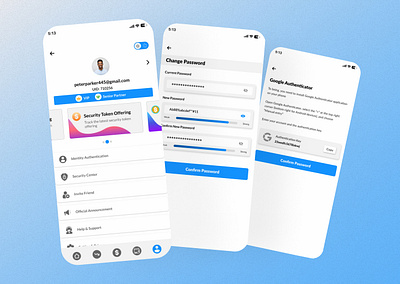 Password Change Process advertising app app design bank app change change passcode change password code finance app fintech app flow minimal mobile ui passcode password password change flow password flow reset reset passcode ui design