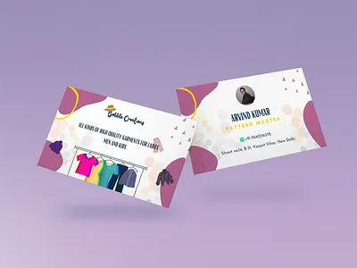 Business Card Design 3d brand card branding business card business card design canva card design card ui clean design clothes clothing contact card fashion fashion brand garments graphic design pattern master simple business card takeaway ui