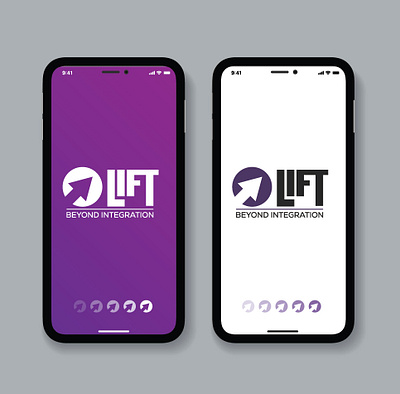 LIFT app app visuals apps loading screen phone photoshop