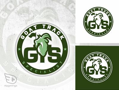 GTS Logo concepts branding chipdavid dogwings drawing goat golf illustration logo vector