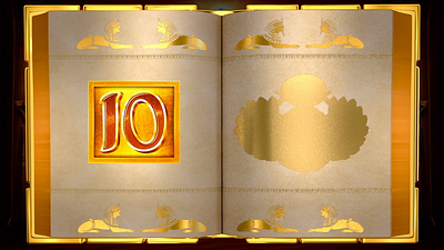 Book of Gold - Symbol Animation for the Egypt themed slot animation book book animation book symbol game animation game art game design game symbols motion design motion graphics slot design slot machine slot symbols slot symbols animation symbol symbol animation symbols animated symbols design