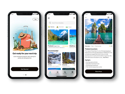 Book Your Next Trip travelapp ui uiux