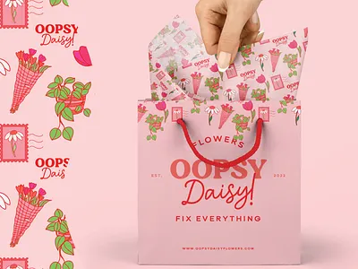 Oopsy Diasy Florist Flower Shop Logo Brand Flower Icons #1 3d art artwork branding daisy design digital art digital illustration flowers gardening graphic design icon icon pack illustration illustrations logo packaging ui vector
