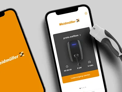 Weidmüller Wallbox App UX/UI android app branding design graphic design illustration ios ui ux