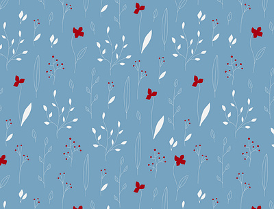 Botanical print blue botanic botanical bouquet design feminine floral graphic design herbal illustration meadow pattern petal spring summer vector