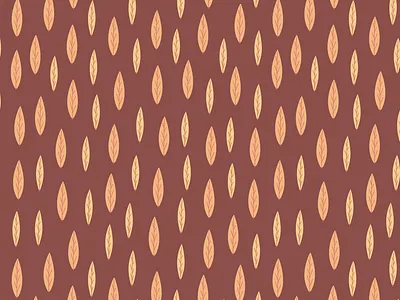 Cozy leaves pattern abstract botanical childish cozy design doodle foliage graphic design illustration leaf leaves pattern petal vector