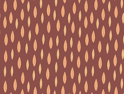 Cozy leaves pattern abstract botanical childish cozy design doodle foliage graphic design illustration leaf leaves pattern petal vector