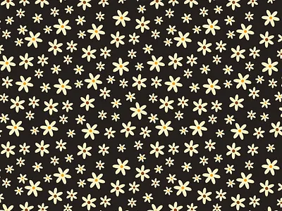 Daisy pattern botanical chamomile cute daisy design floral graphic design illustration natural pattern pretty summer vector