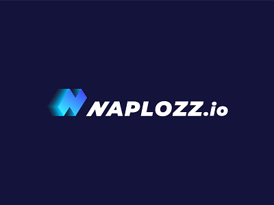 Naplozz Logo Design 3d 3d logo abstract logo block blockchain logo brand identity branding crypto logo finance logo fintech logo logo logo design logo designer minimalist logo modern logo n logo naplozz tech logo