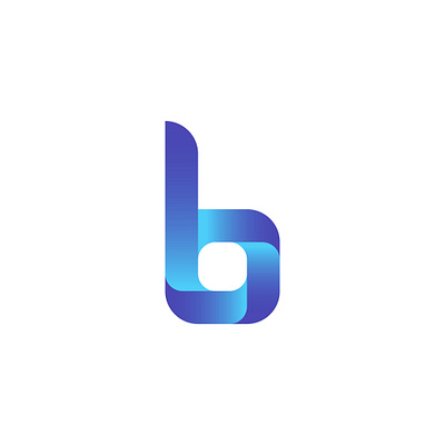 Letter b Gradient Logo
