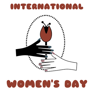 International Women’s Day card conceptual feminism flower international womens day logotype love march 8th poster retro sorority vintage women womens day