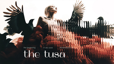 the tusa branding design flat graphic graphic design illustration logo poster poster design