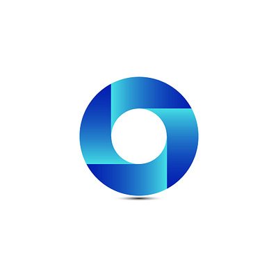 Ellipse Gradient Logo design logo vector