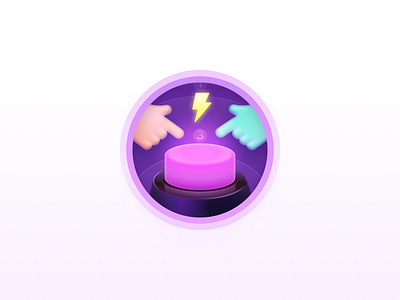 The Big Button #20221128 activation backstage badge game icon the big button