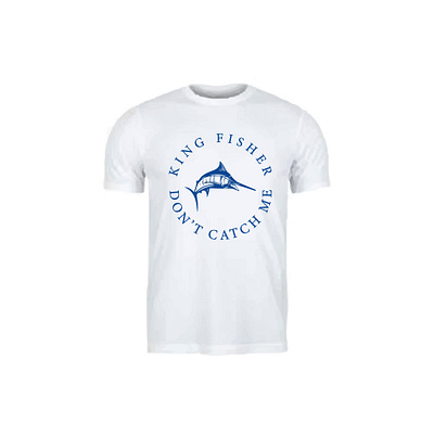 King Fisher Clothing Brand brand design mockup t shirt vector